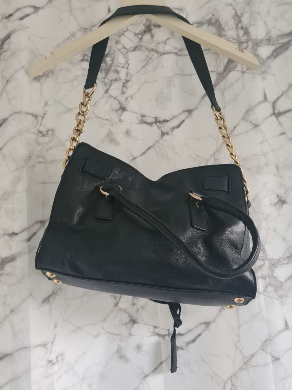 Michael Kors Borse da donna: Michael Kors Tasche schwarz/gold – Nuovo (secondo la descrizione) da Lohn-Ammannsegg venduto da GuessT 2