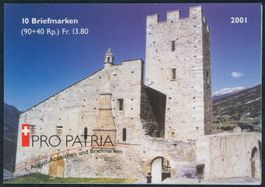 2001 - Pro Patria - Markenheftchen - Ersttag ET