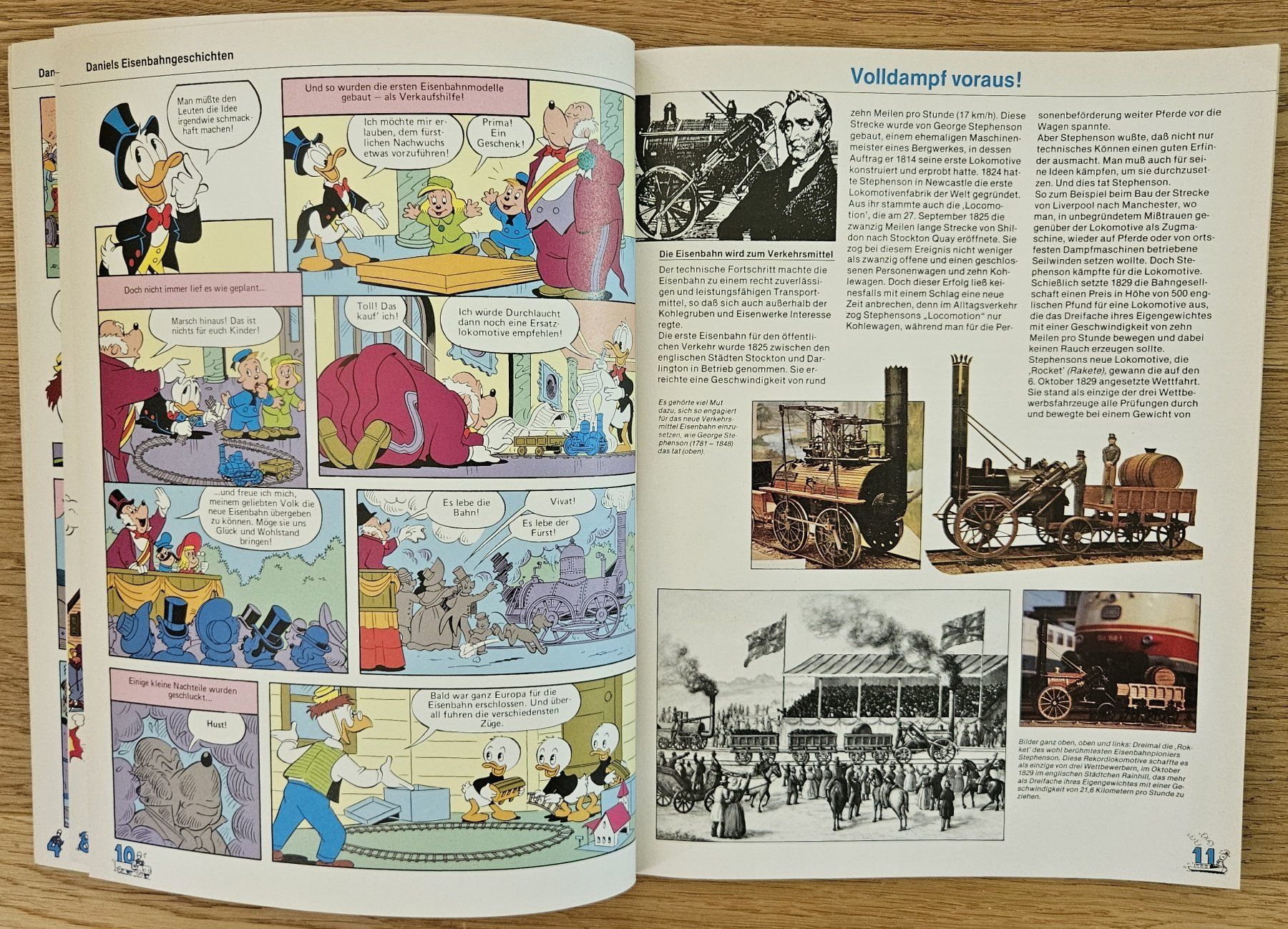 Fumetti: Daniel Düsentrieb erklärt: Eisenbahnen – Usato da Schaffhausen venduto da asyouwestley 5