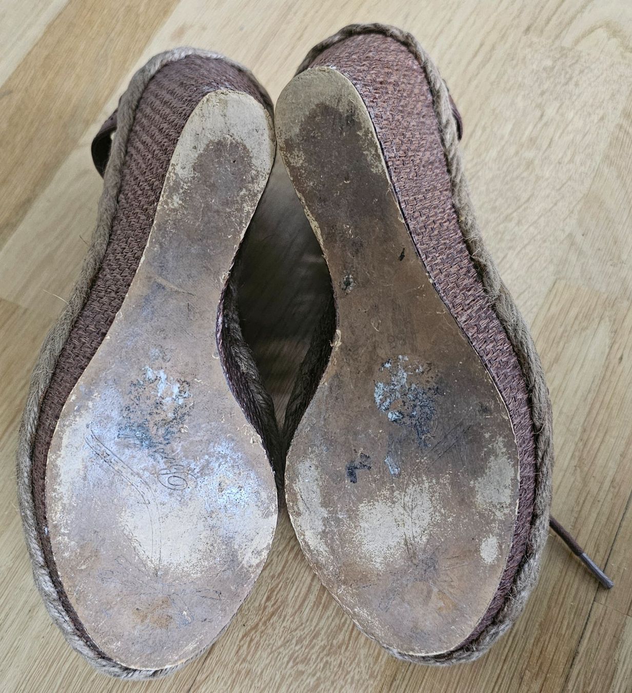 Damenschuhe: Sandales avec talon compensés - Taille 38 – Gebraucht aus Court von Jovi2 6