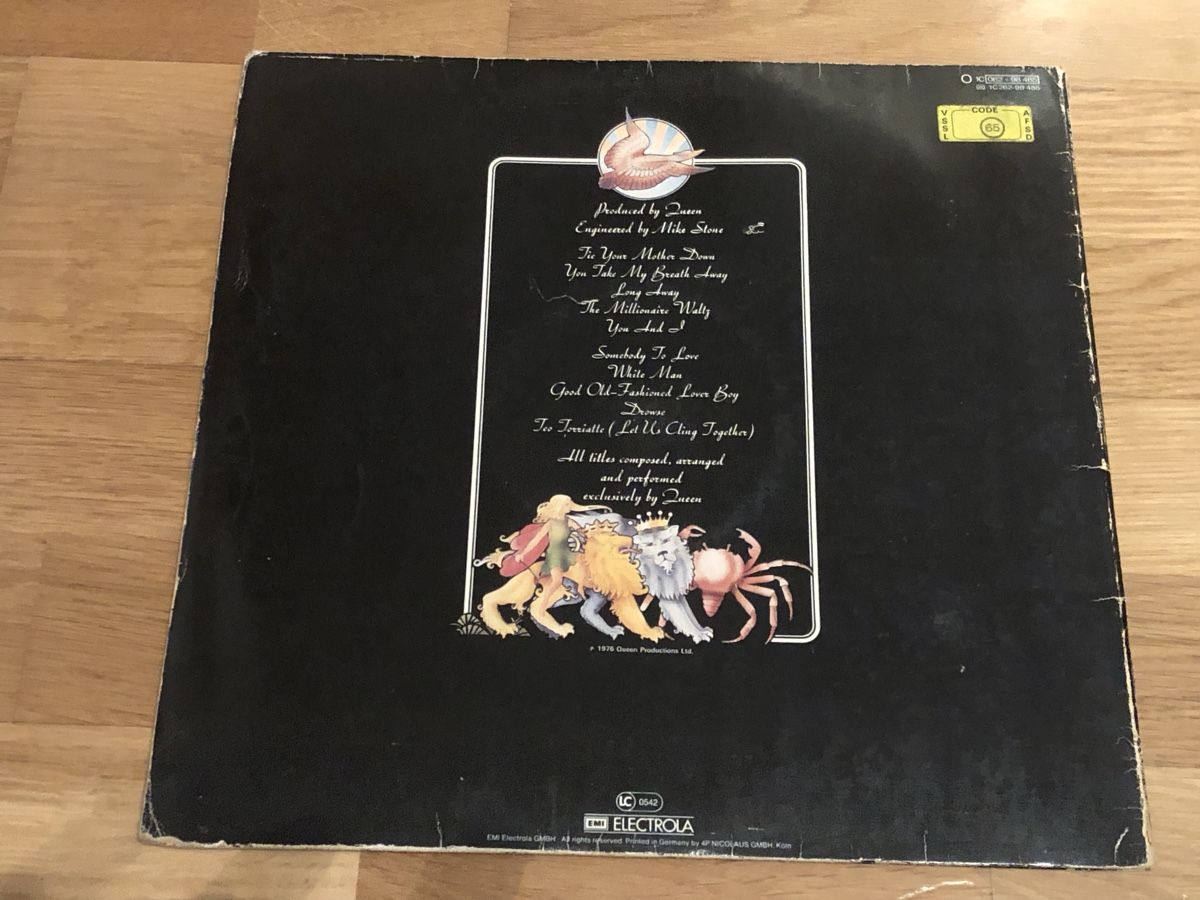 Schallplatten: Queen. 1976. A Day At The Races – Gebraucht aus Faulensee von Mizuno06 3