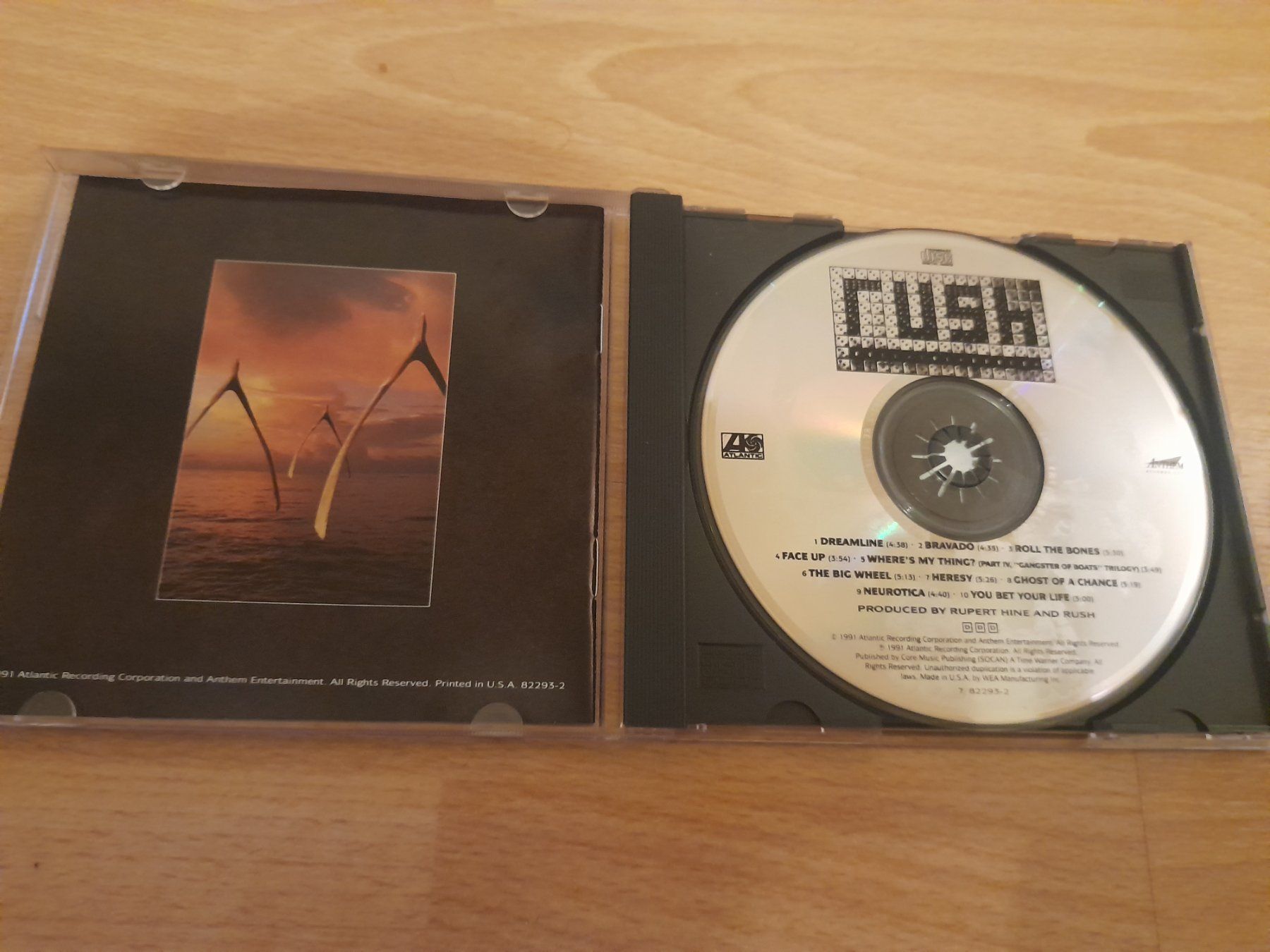 CDs: CD Rush Roll The Bones 1991 Atlantic Records – D'occasion à Lustmühle par chevi03 1