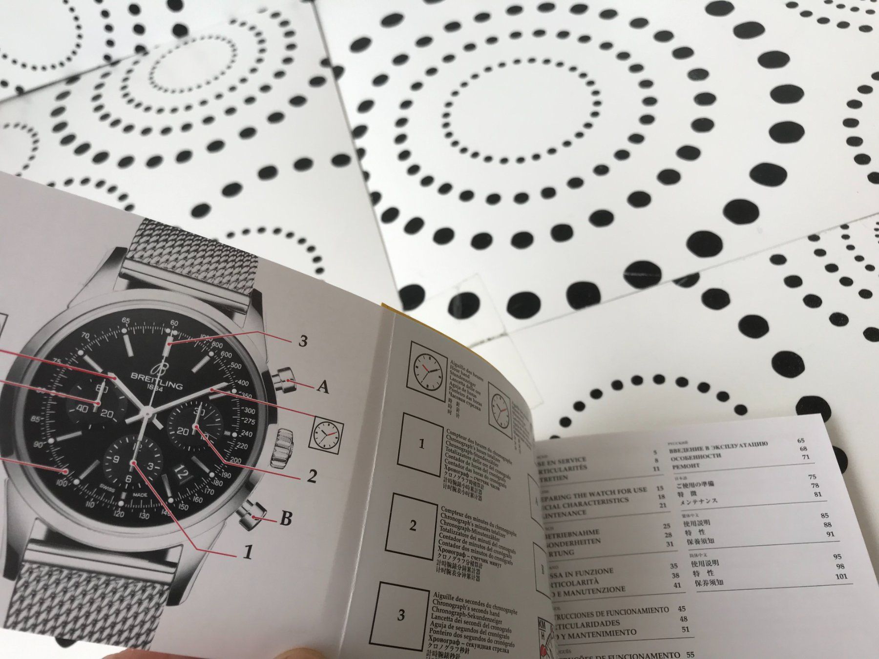 Breitling Documenti: BREITLING - TRANSOCEAN CHRONO OPERATING INSTRUCTIONS - NEW ! – Nuovo (secondo la descrizione) da Epalinges venduto da dream-watch 2