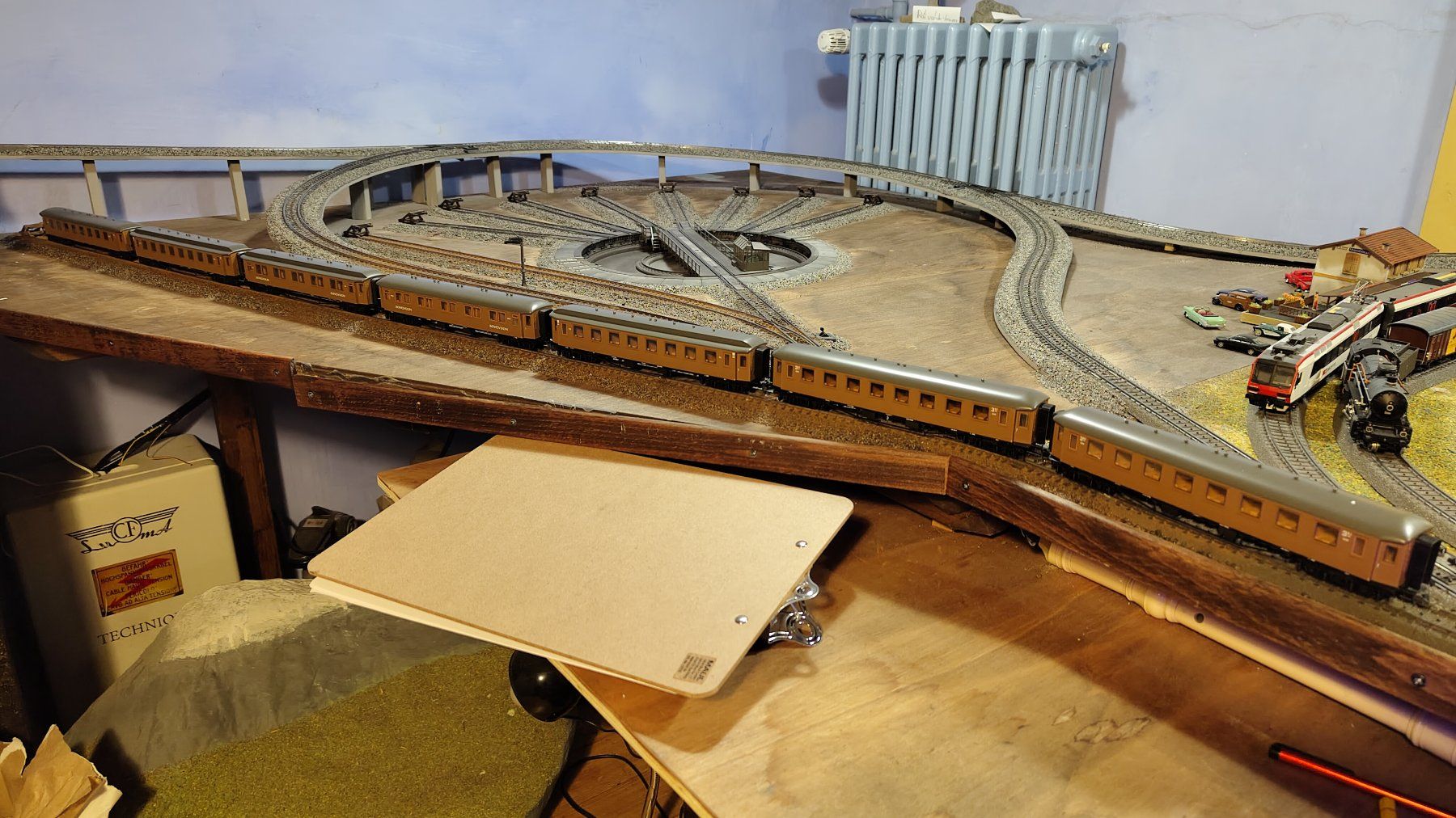 Roco Modellini di ferrovie: Roco Train de nuit norvégien NSB "Bois" – Usato da Bevaix venduto da matt_opp