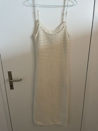 H&M Häkelkleid weiss Grösse M guter Zustand