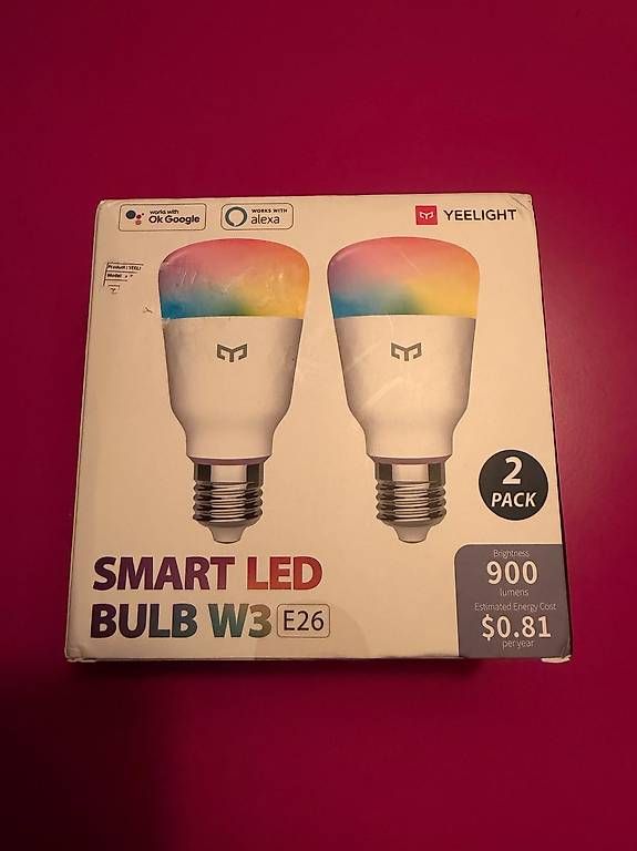 Lampade: Yeelight Smart LED Bulb W3 E26 Duo Pack Multicolor NEU – Usato da Zürich venduto da KDobler