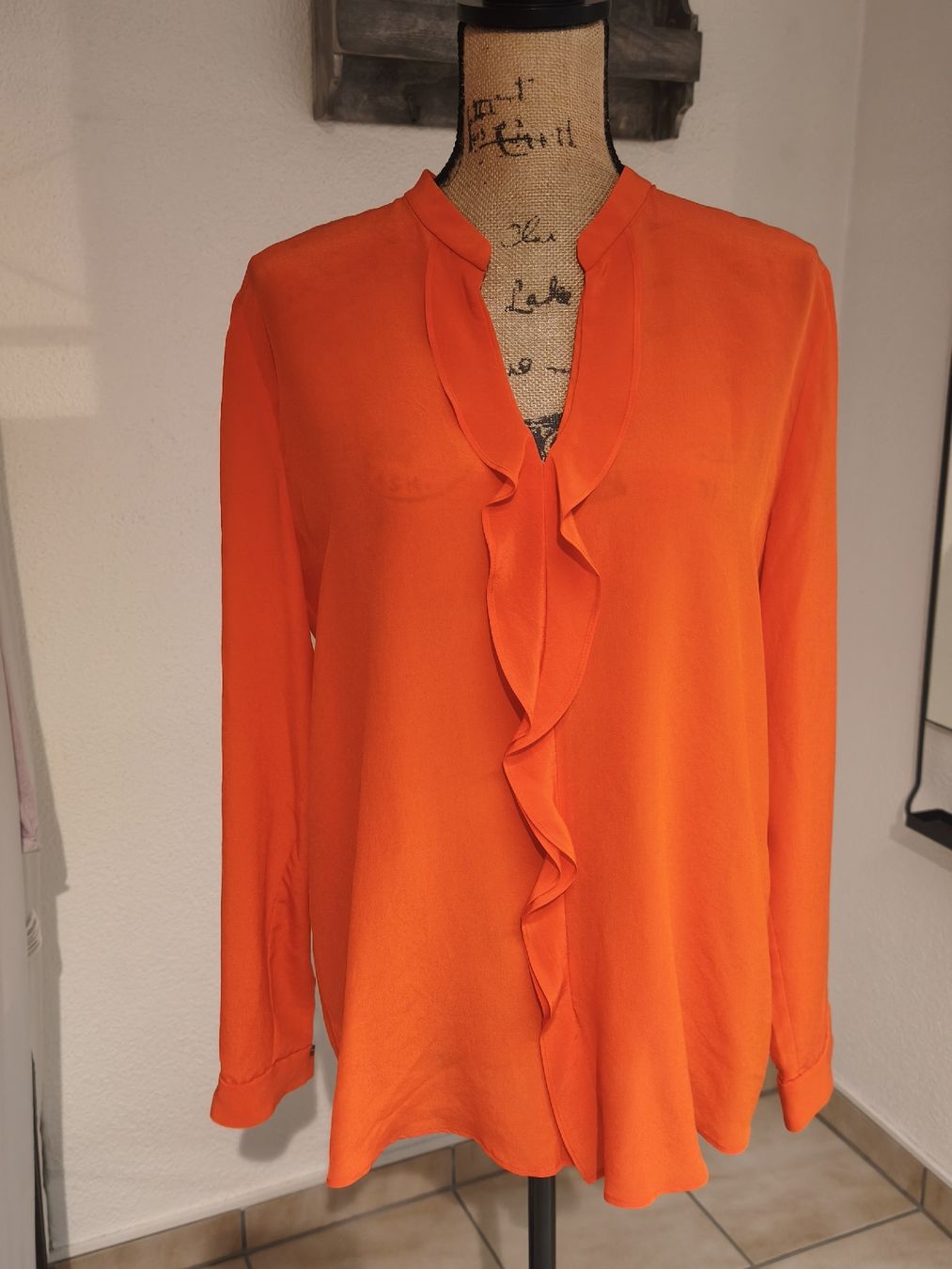 Marc Cain Camicette: Marc Cain Bluse orange Grösse L – Nuovo (secondo la descrizione) da Emmetten venduto da SecondhandSiska