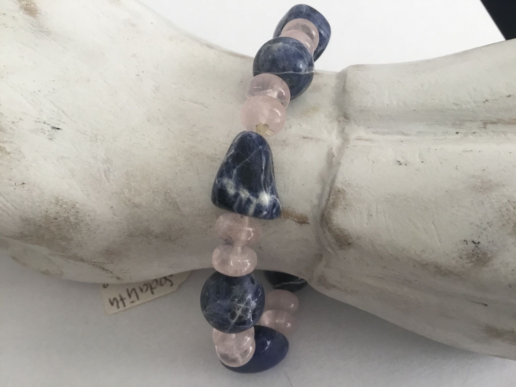 Bracciali & Braccialetti: Armband Sodalith und Rosenquarz elastisch – Nuovo e nell'imballaggio originale da Doppleschwand venduto da Fortuna5859 2