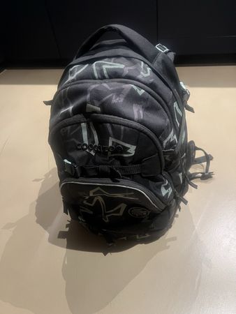 Coocazoo Schulrucksack schwarz gemustert guter Zustand