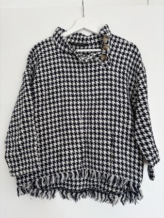Pullover pied de poul Zara