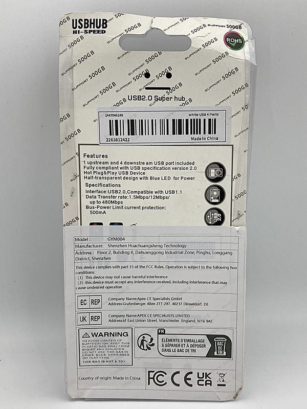 Hubs & Switches: USB-Hub | USB 2.0 | Support 500 GMB HDD – Neu (gemäss Beschreibung) aus Wittenbach von Restwert_St-Gallen 3
