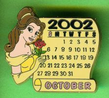 DISNEY  Kalender 2002  Oktober  BELLE