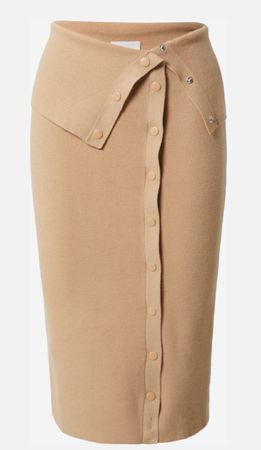 Beige LeGer Skirt Gr. 36