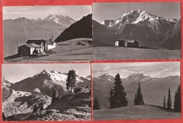 Riederalp - Lot mit 7 Fotokarten Gyger - ca. 1945