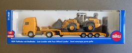 Siku Liebherr Tieflader mit Radlader 1839, Metall 1:87