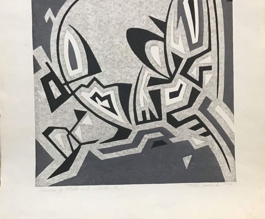 Radierung handsigniert, Yoshida Toshi (1911-1995) 4