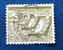 Nr.303 mit Stempel Niederdruckkraftwerk 1949   