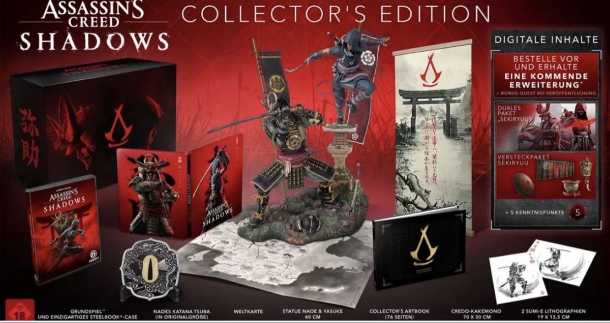 Sony Giochi: assassin's creed shadows collector's edition PS5 – Nuovo e nell'imballaggio originale da Biel Bienne venduto da Detroxin