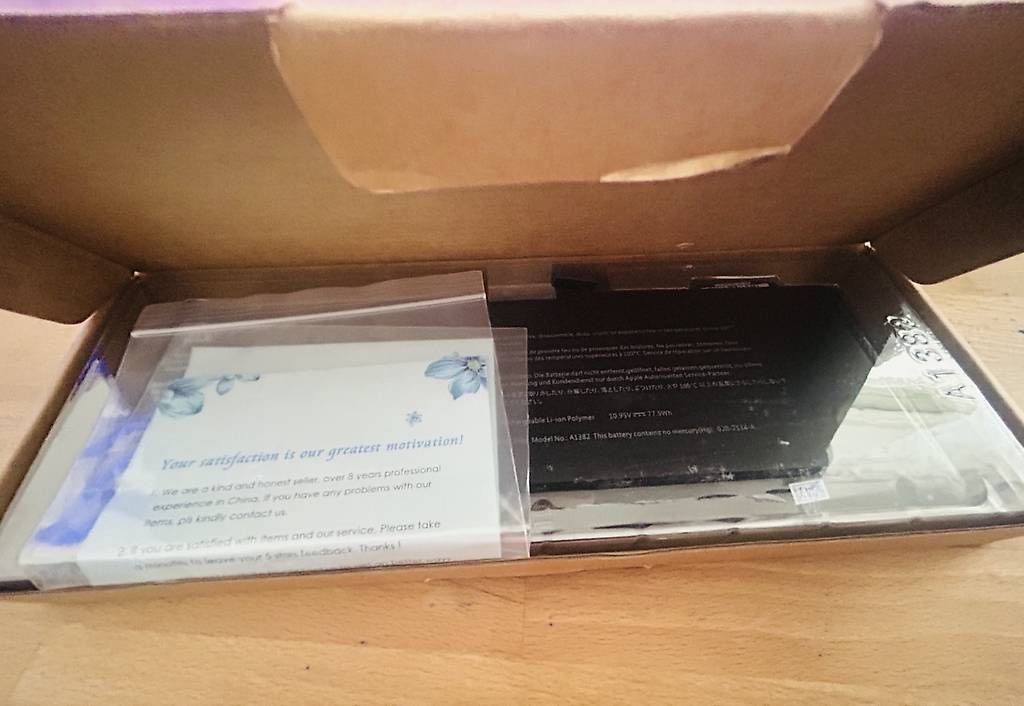 Notebook: Batterie pour MacBook pro 15" A1286 – Usato da Prilly venduto da cyb_qs5z