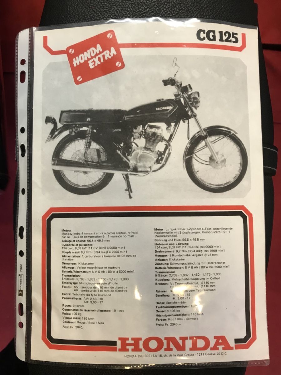 Altro: Honda Cg 125 veteran – Usato da osogna venduto da pat-1972 7