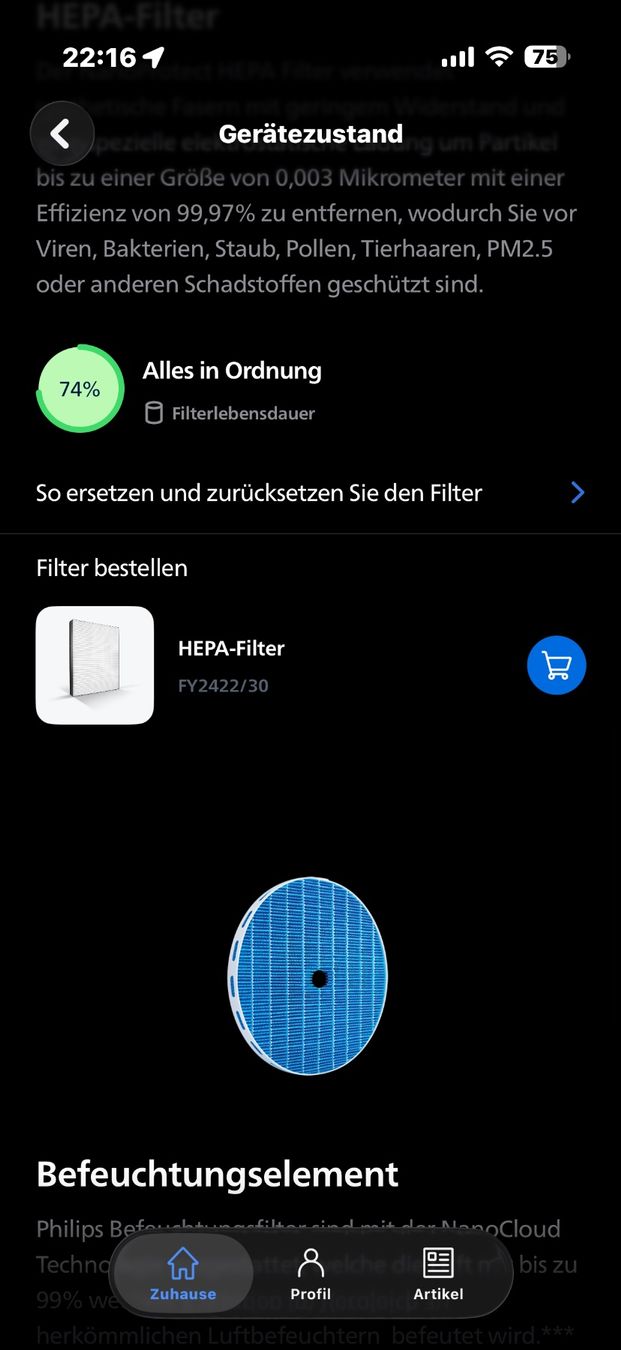 Philips Luftreiniger: Philips Luftreiniger AC 3829 und Befeuchter – Gebraucht aus Volketswil von ChristophLuna 4