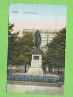 Pestalozzi-Denkmal Zürich, antike Postkarte