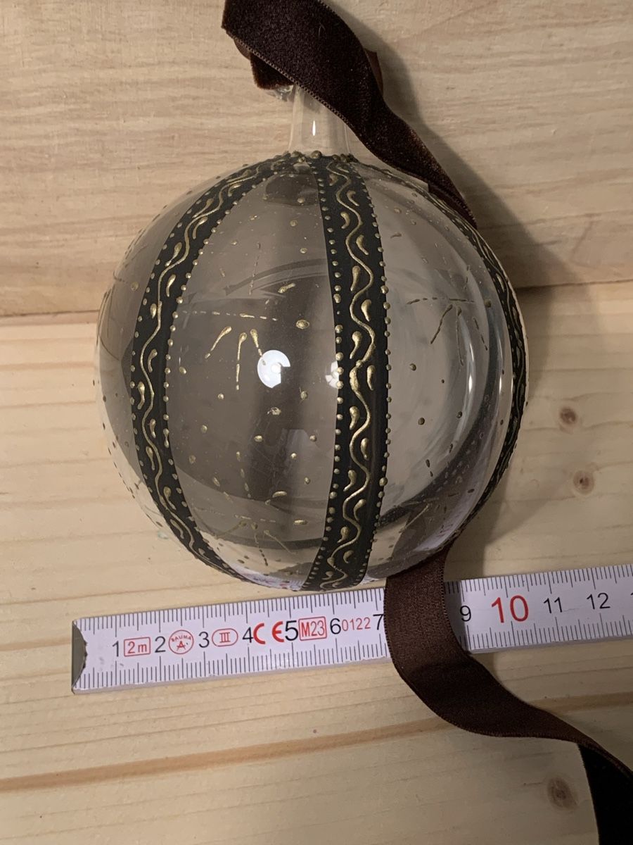 Tutte le decorazioni: Weihnachtskugel Christbaumkugel Madonna mit Kind handbemalt – Nuovo e nell'imballaggio originale da Erlenbach ZH venduto da Ritschly 1