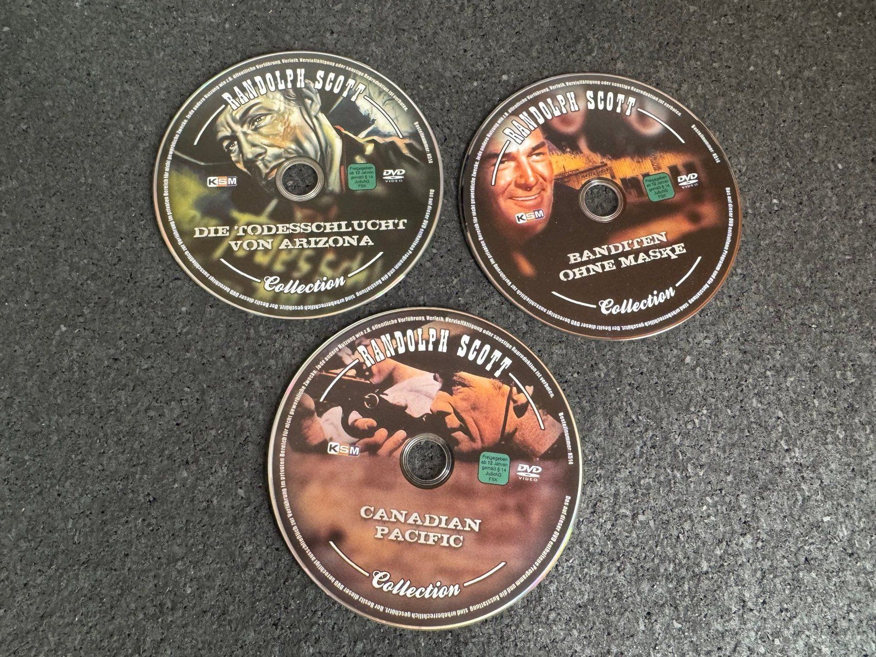 Tutti i DVDs: Randolph Scott Collection 3 Disc Set Western DVD DE – Usato da Fribourg venduto da tschjoly 4