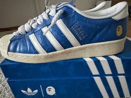Adidas x Bape Superstar Blue (kaum getragen)