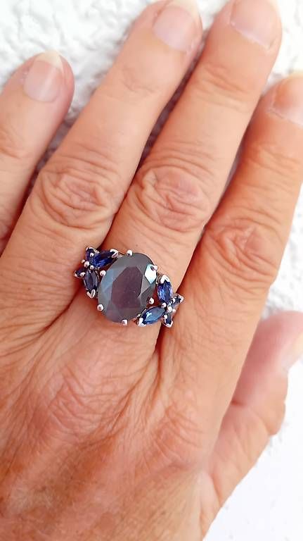 Bagues: Ring Silber mit Mondstein und Iolith – D'occasion à Stans par wer_fd5f 1