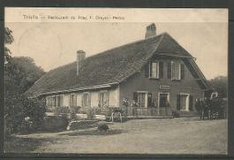 Carte P de 1912 ( Thielle / Restaurant du Pont )