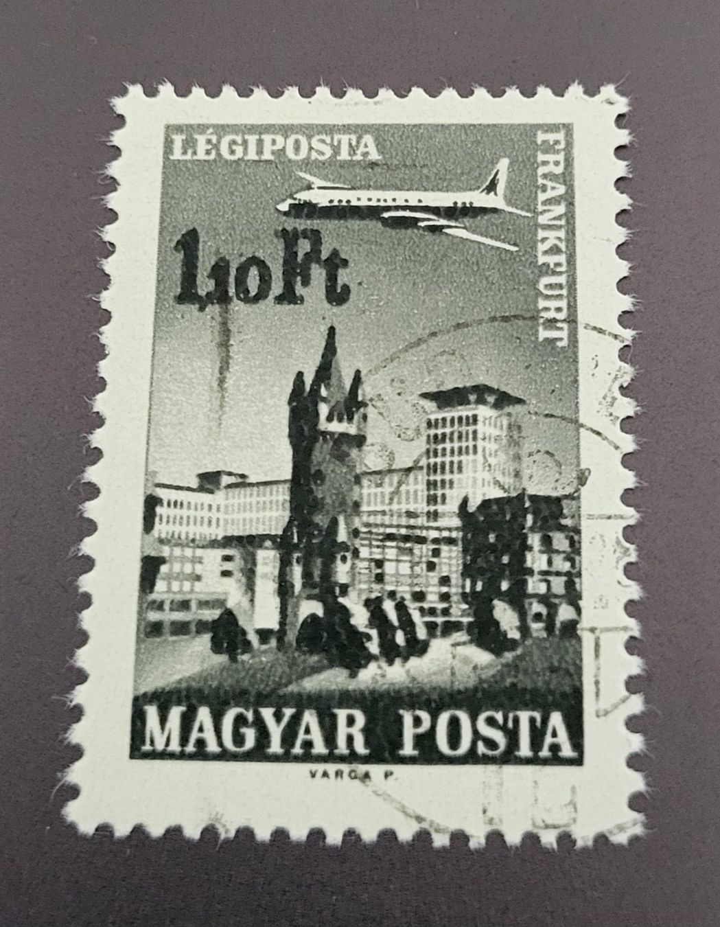 Tutti i francobolli: Ungarn 1966 Flugzeug briefmarke – Usato da St Gallen venduto da Stampsalshobby