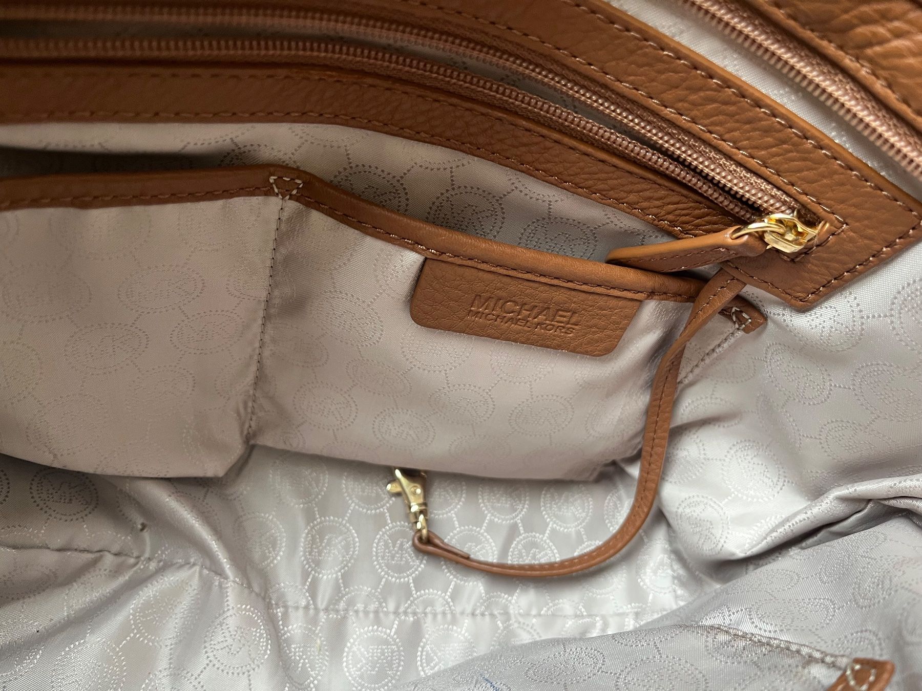 Michael Kors Borse da donna: Michael Kors Tasche, hellbraunes Leder, nie gebraucht – Nuovo (secondo la descrizione) da Kriens venduto da Hasebueb 3