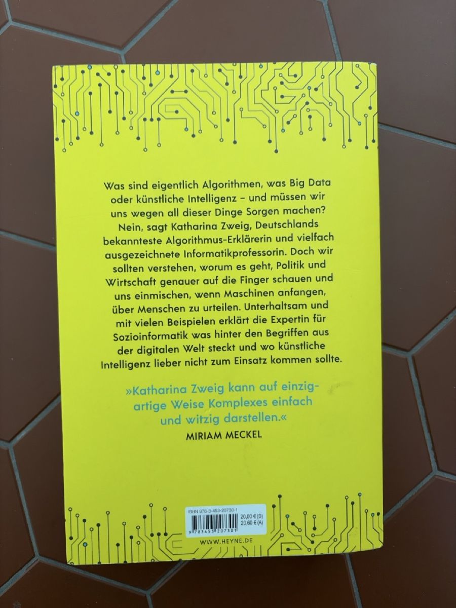 Libri: Buch Ein Algorithmus hat kein Taktgefühl – Usato da Schliern b. Köniz venduto da Esmeeee 1