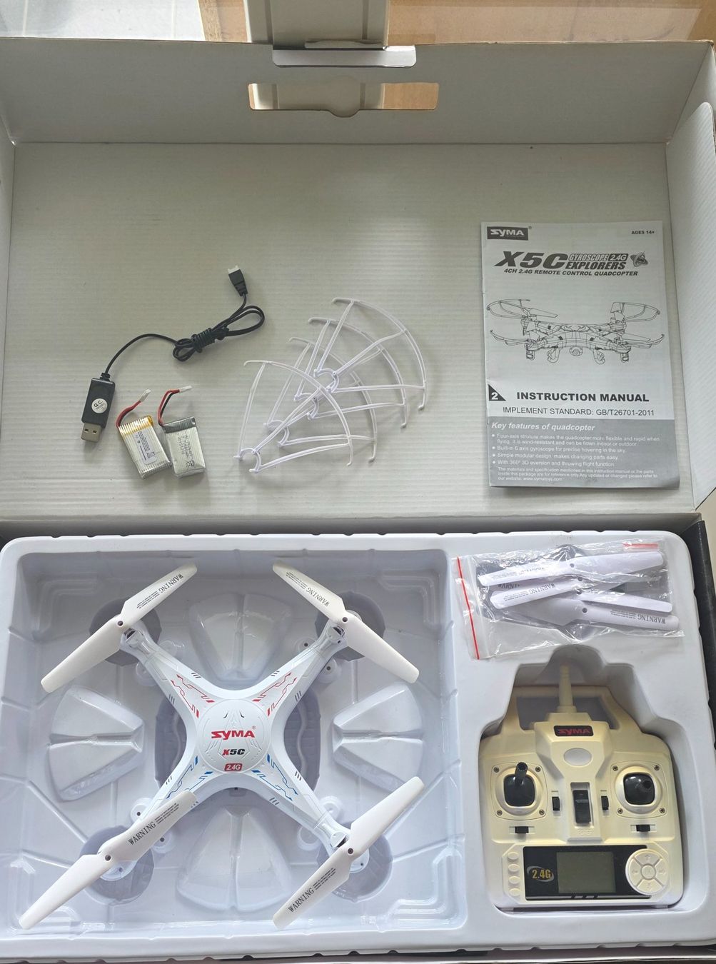 Giocattoli: SYMA X5C Explorers Drohne mit Kamera – Usato da Wichtrach venduto da neo_z9k6 2