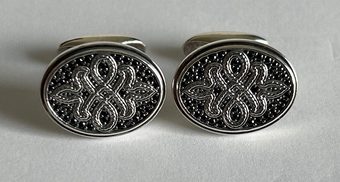 Gemelli: Thomas Sabo - Manschettenknöpfe 925 Silber – Usato da Chur venduto da Pott