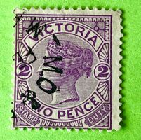 Briefmarken aus Australien Königin Victoria  gestempelt  