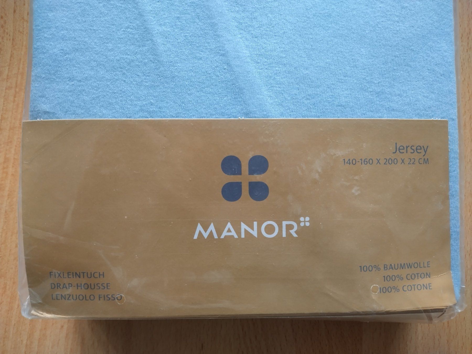 Manor Biancheria da letto: Manor Jersey Fixleintuch 140-160 x 200 cm – Nuovo e nell'imballaggio originale da Jona venduto da Argus36 1