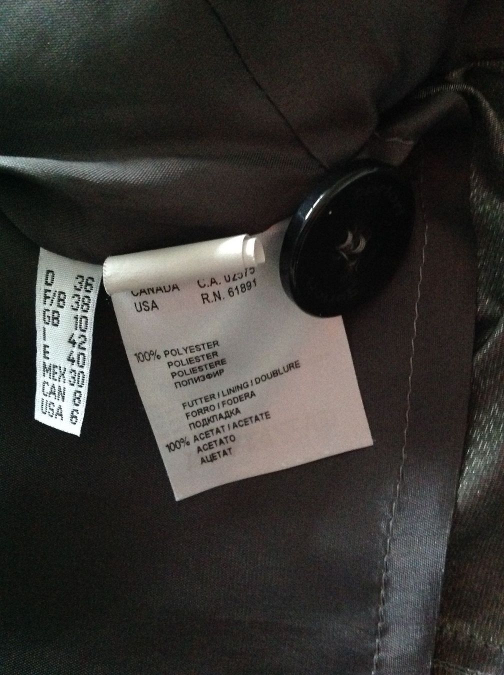 Giacche: Apriori leichte Jacke Gr 36 silbrig festlich – Usato da Urdorf venduto da alda02 5