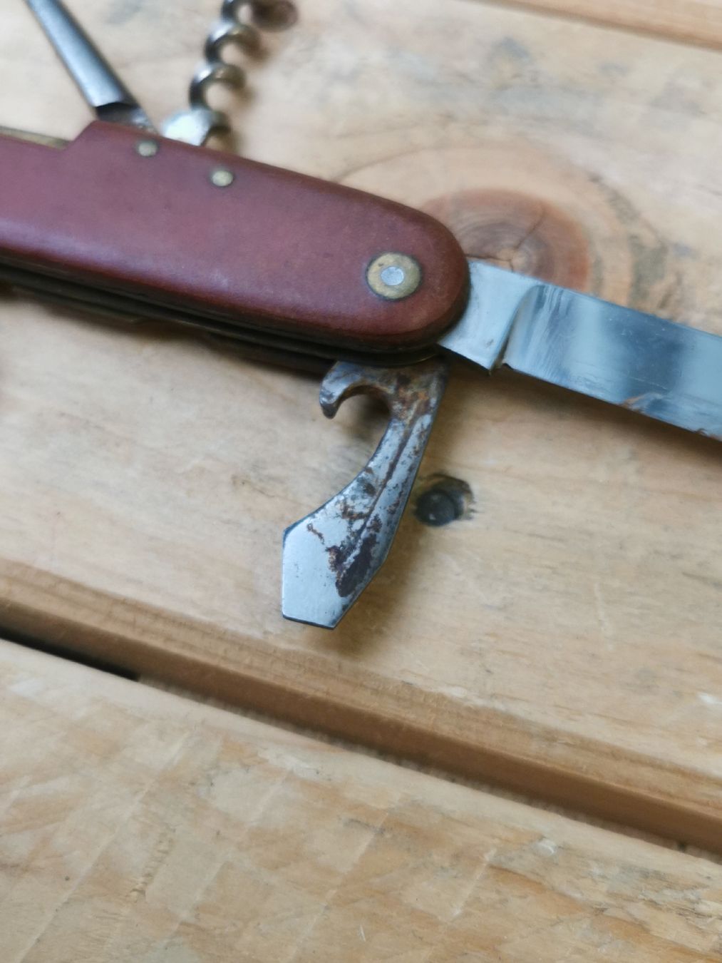 Schweizer Armee Coltelli tascabile: Schweizer Offiziersmesser Sackmesser  – Usato da Neuenkirch venduto da bf-109 4