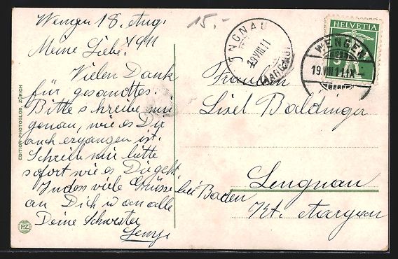Cartoline postali: Wilderswil bei Interlaken, Altes Chalet  – Usato da Berlin venduto da bartko-reher 1