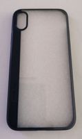 Cover Transparent blauem Rand für iPhone X/XS
