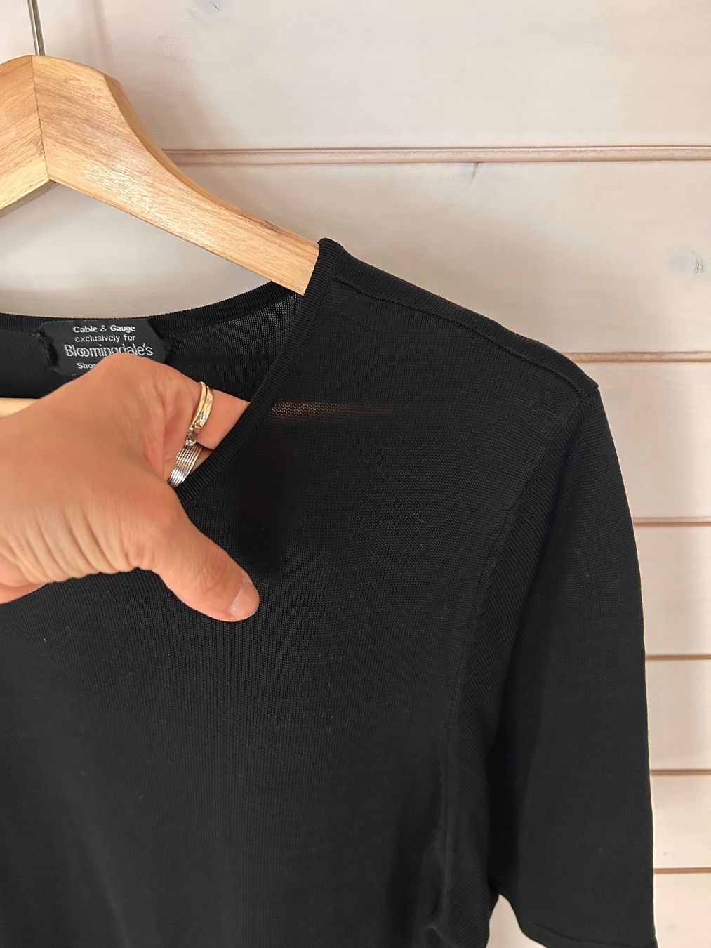 T-shirt: Bloomingdales 100% Seide Shirt - Gr. L – Usato da Illnau venduto da Monkky 4