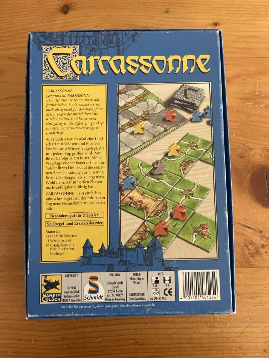 Giochi: Carcassone – Usato da Stampa venduto da Holunder10 1
