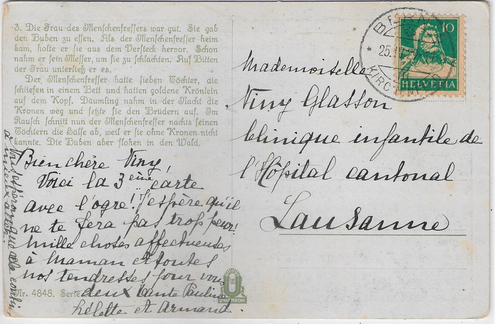 Cartoline postali: Märchen - Der kleine Däumling - O. Herrfurth – Usato da Ettingen venduto da Kartenplanet 1