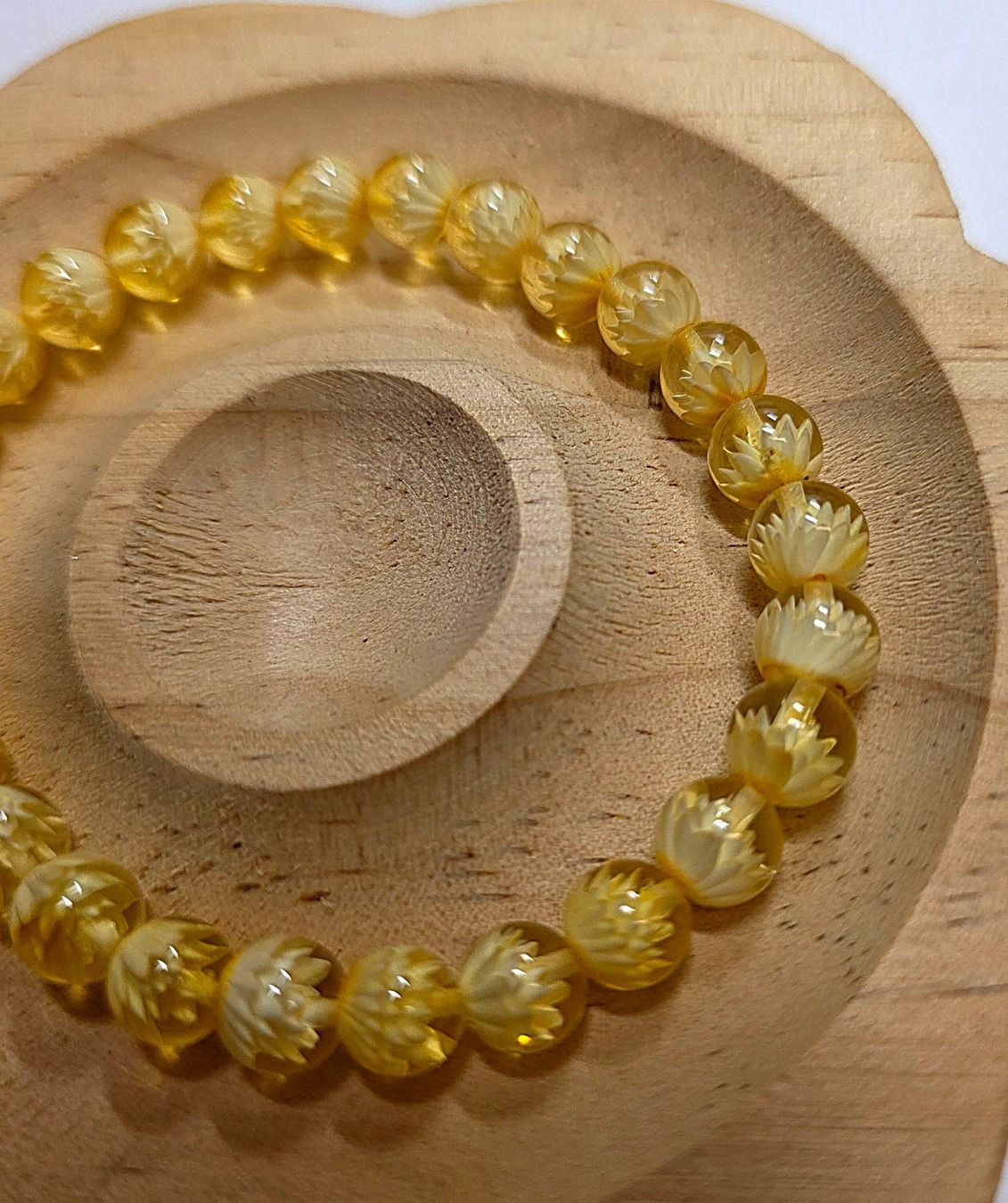 Minerali & Pietre curative: Bernstein Lotus Armband – Nuovo (secondo la descrizione) da Matzingen venduto da Shay_Crystalz 1
