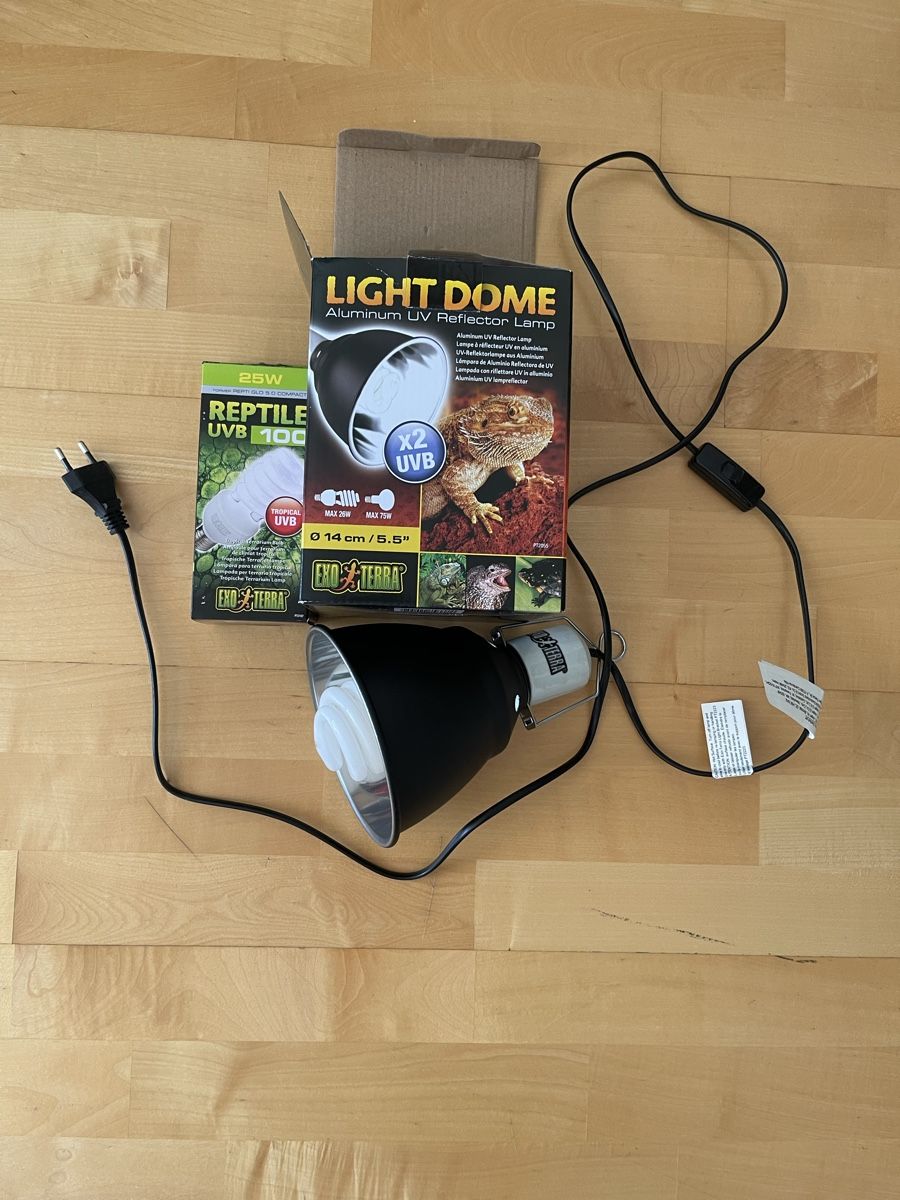 Exo terra Lampade: Light dome für Terarium – Usato da Brugg AG venduto da Sonnenjunky 1