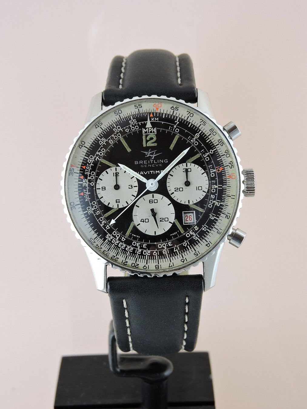Breitling Orologi: 1973 Breitling Navitimer Chronograph Ref. 7806 - Valj. 7740 – Usato da Bern venduto da Vintage-Oyster