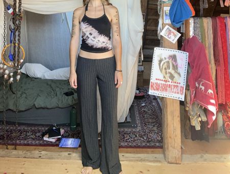 Wide leg baggy Hose