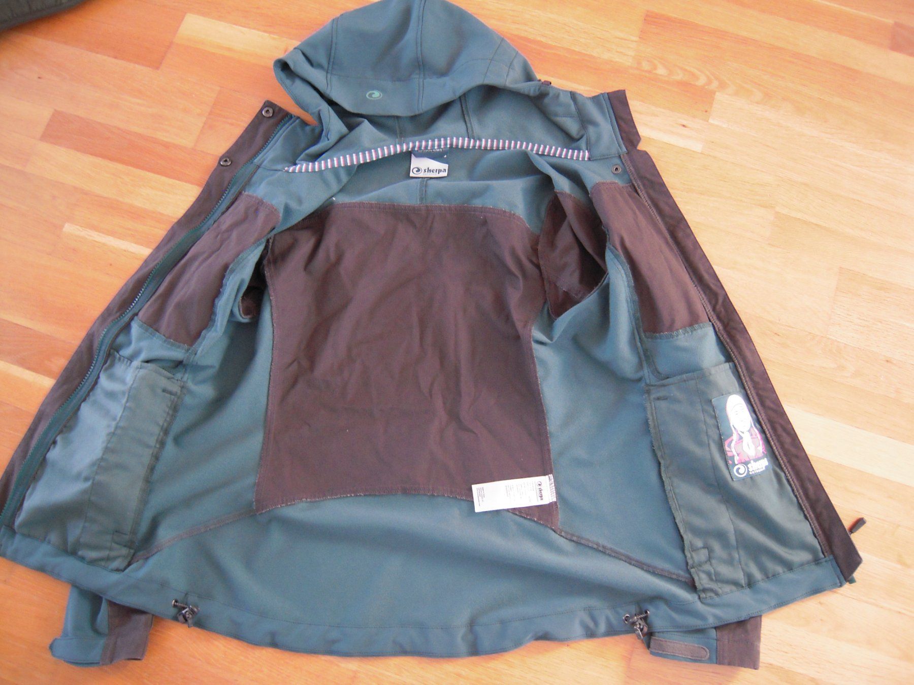 Sherpa Giacche: Sherpa Softshell Jacke Gr XS - S  Farbe: Petrol- anthrazit – Usato da Uzwil venduto da visions77 2